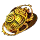 Gilded Sulphite Scarab