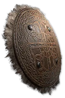 Fur-lined Targe