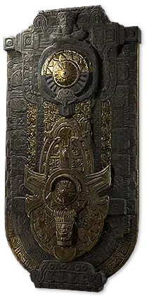 Goldworked Tower Shield