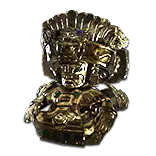 金色夏卜拉利神像